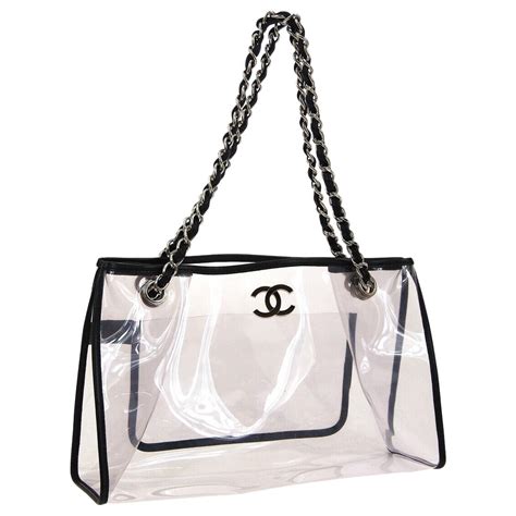 chanelle bag|chanel clear tote bag.